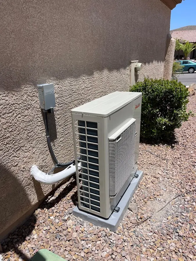 Residential air conditioning condenser unit in Windsor